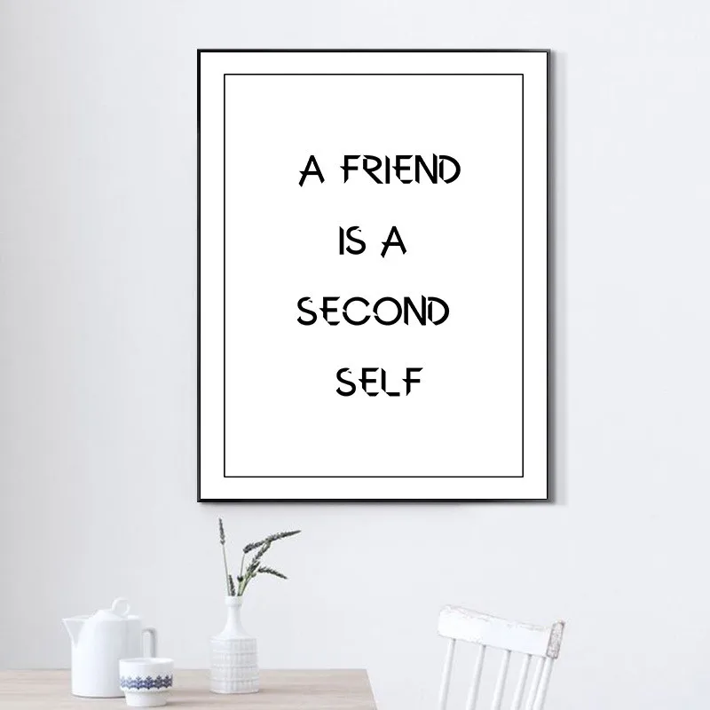 Скандинавское украшение живопись пейзаж с цветком растение зеленые листья дом