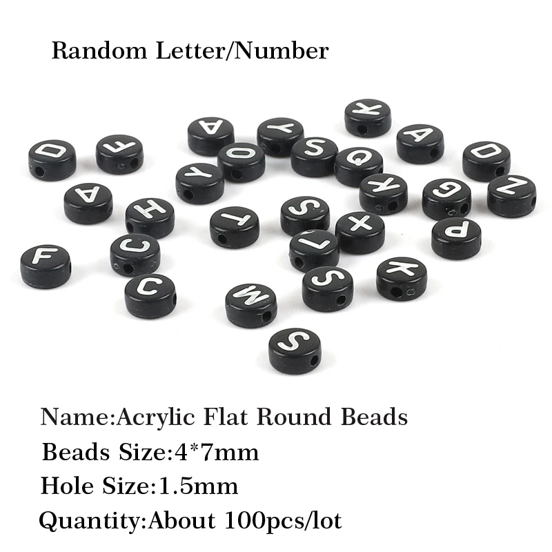 100 шт. разноцветные акриловые бусины для изготовления ювелирных изделий |