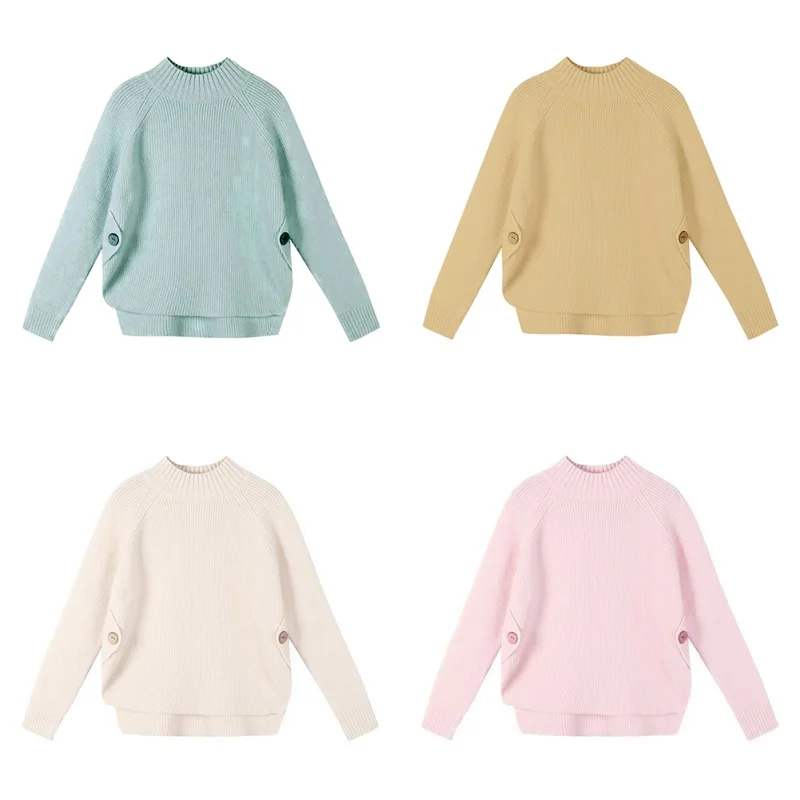 

Sweater Women 2019 Autumn Winter New Female Korean Students Casual Criss-Cross Pullover Sweater Round Neck Loose Knitted Tops