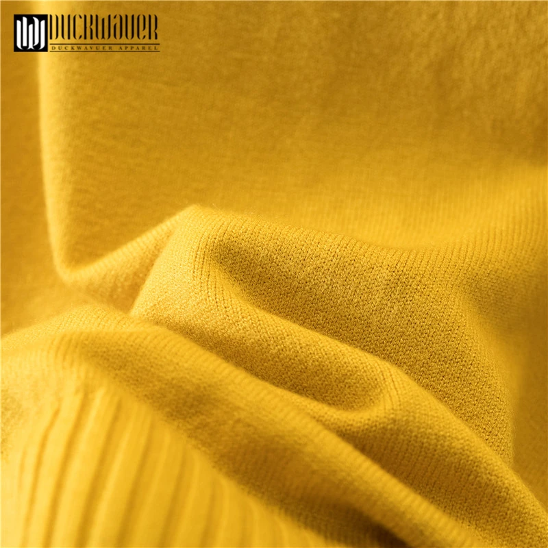 Duckwaver Autumn Winter Women's Sweater Leopard Bow Tie Scarf Slim Long-Sleeved Women Knitted Turtleneck | Женская одежда