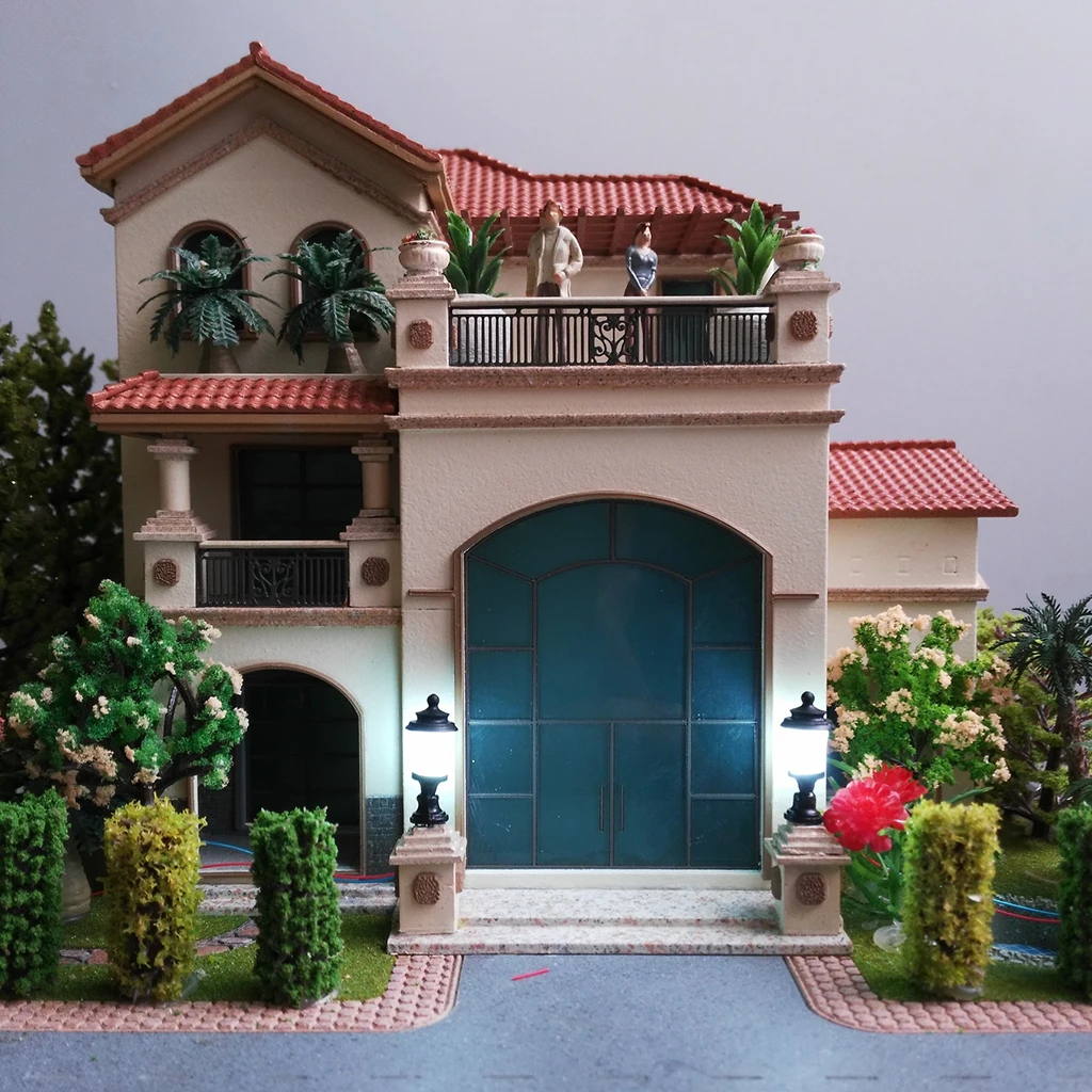 

10xYard LED Model Railway Yard Micor Landscape Light 1:100 Scale Scene 1.7cm