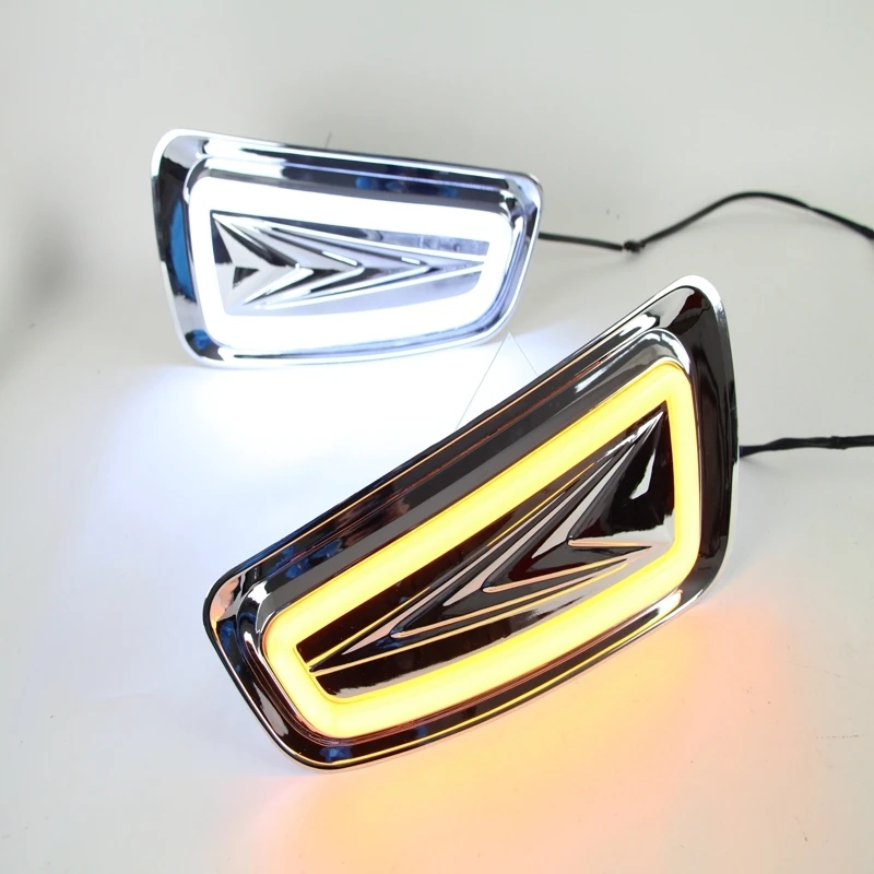 1 комплект светодиодный дневные ходовые огни белый/желтый указатель поворота