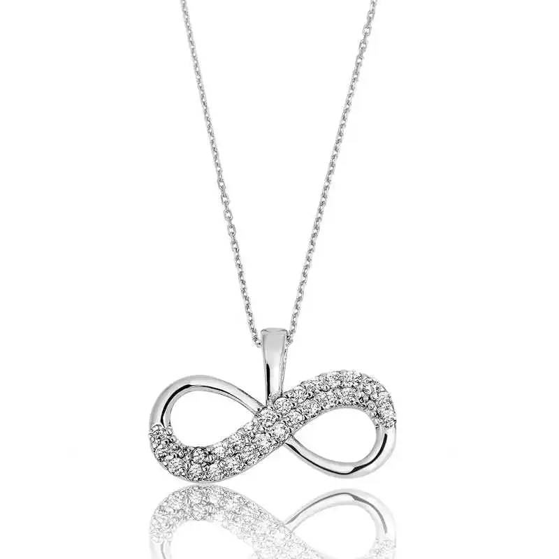 

Silverlina Silver Infinity Ladies Necklace