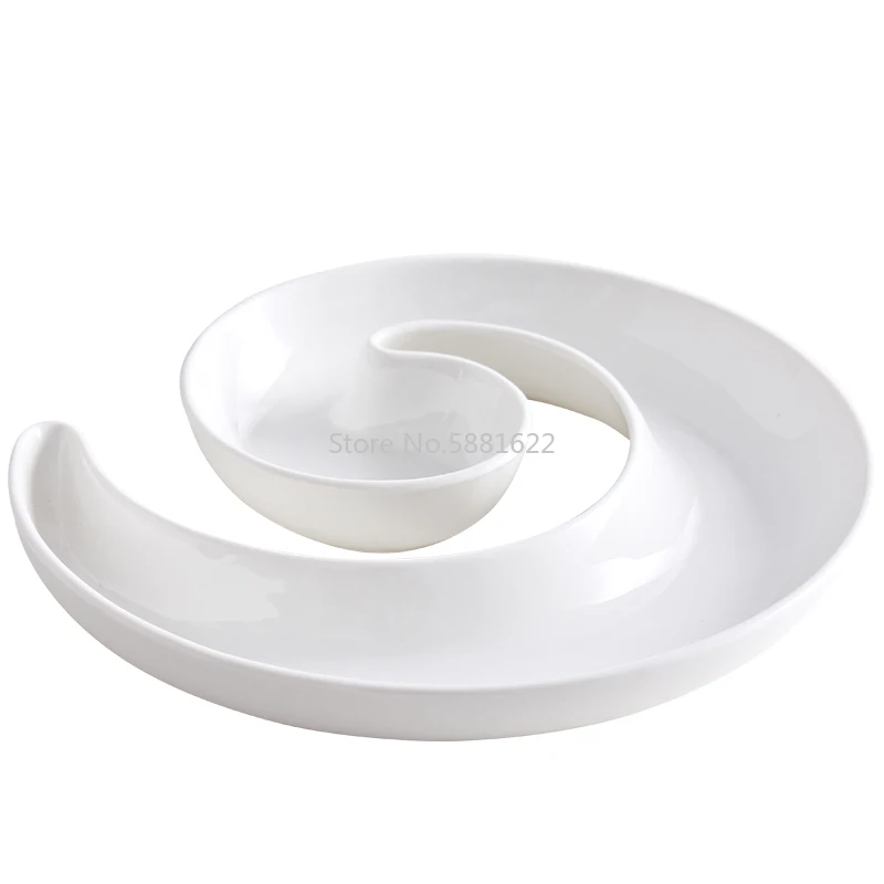 

Bone China Dinner Plate White Ceramic with Dim Sum Plate Home Deocr Christmas Dishes Fruit Dinner Plate Dessert Tray Tableware