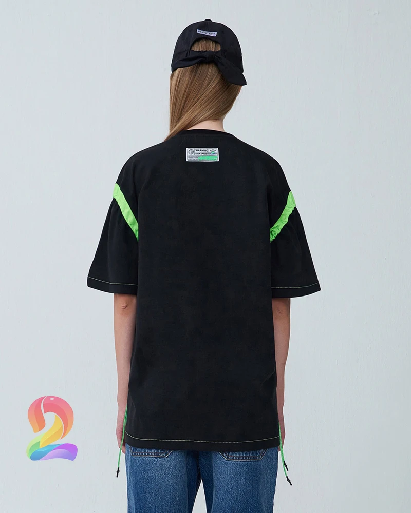 

ADER ERROR Colorblock Short Sleeved T-shirt Men Women High Quality Casual Tops Aedrerror Round Neck Breathable T Shirts