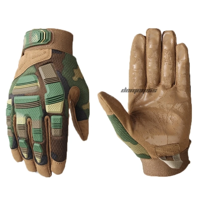 Тактические перчатки с твердыми костяшками прочные нейлоновые для охоты