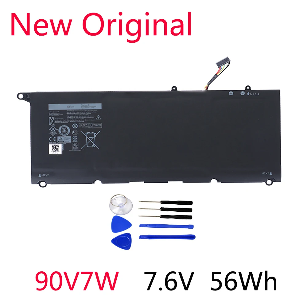 

Новый аккумулятор для ноутбука Dell XPS 13 9343 XPS13 9350 13D-9343 P54G 0N7T6 DIN02 0DRRP RWT1R JHXPY 090V7W JD25G 7,6 V 56Wh