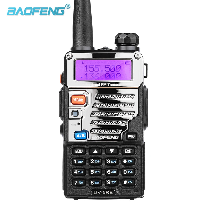Baofeng UV 5RE иди и болтай Walkie Talkie “иди Портативный радио двухдиапазонный УКВ 136 174 МГц