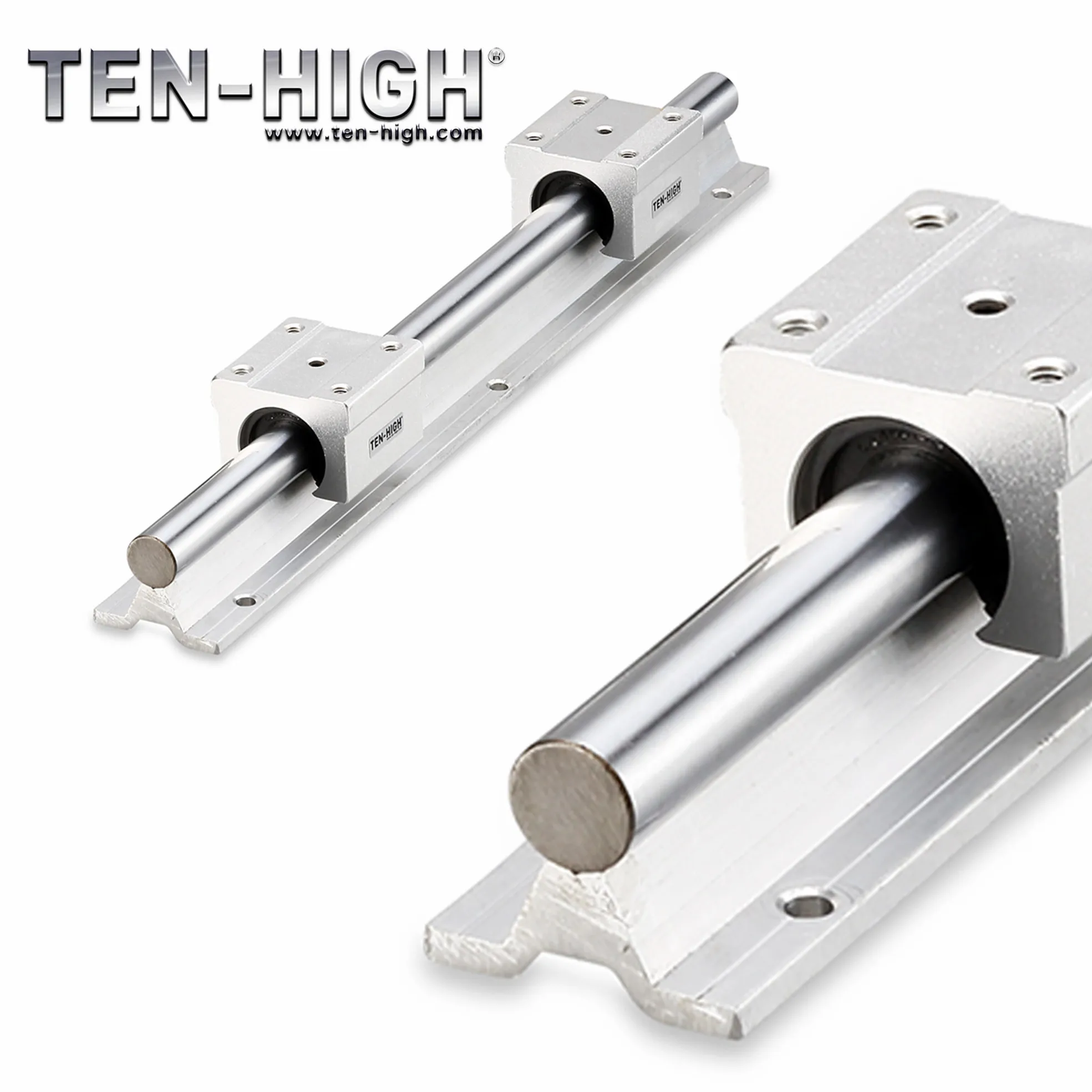 TEN-HIGH SBR12 1PCS 12mm linear rail guide with 2PCS SBR12UU/LUU block cnc router parts Free Shipping | Обустройство дома