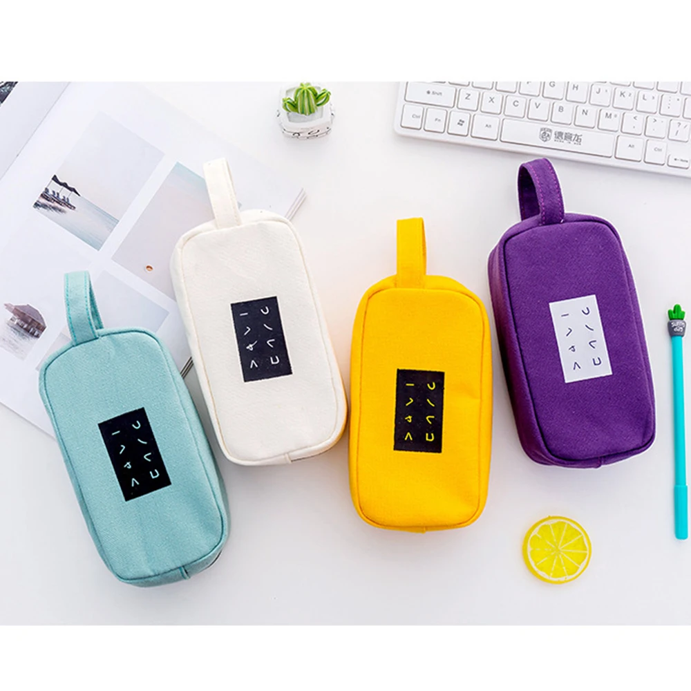 Пенал чехол для хранения большой емкости ткань Оксфорд ручка сумка макияжа