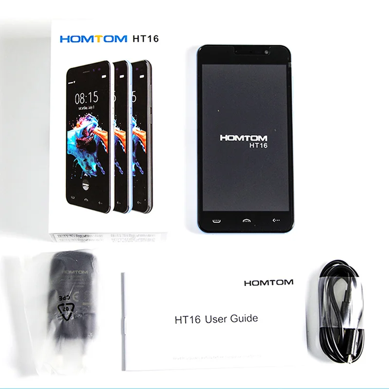 HOMTOM HT16 смартфон на Android 6 0 5 дюймов MTK6580 четырехъядерный 1.3G Гц 1 Гб RAM 8 ROM Wakeup Gesture GPS A