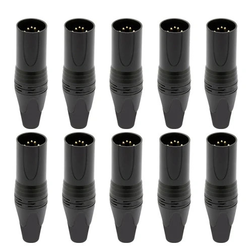 10 шт./лот 5 Pin XLR аудио кабель Разъем 5Pin штекер микрофон вилка многоканального кабеля для микрофона кабель Электрический адаптер