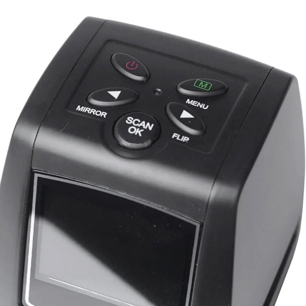

Protable Negative Film Scanner 35mm 135mm Slide Film Converter Photo Digital Image Viewer with 2.4"LCD Build-in Editing Software