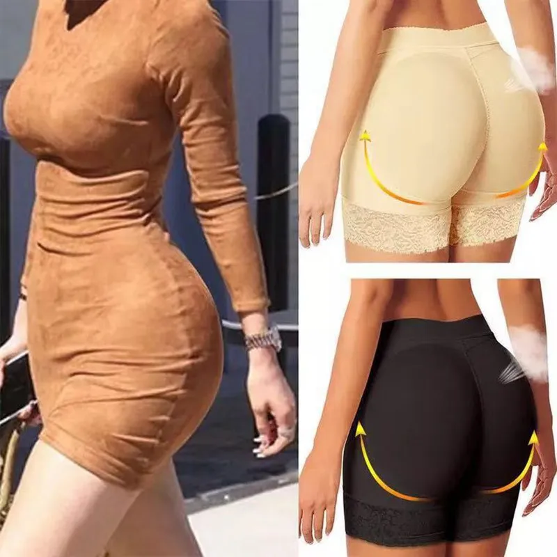 Fashion Wholesale Invisible Padded Body Short Butt Lifter for Woman Underwear Hip Enhancer Butt Lift Panties Ladies Shapewear