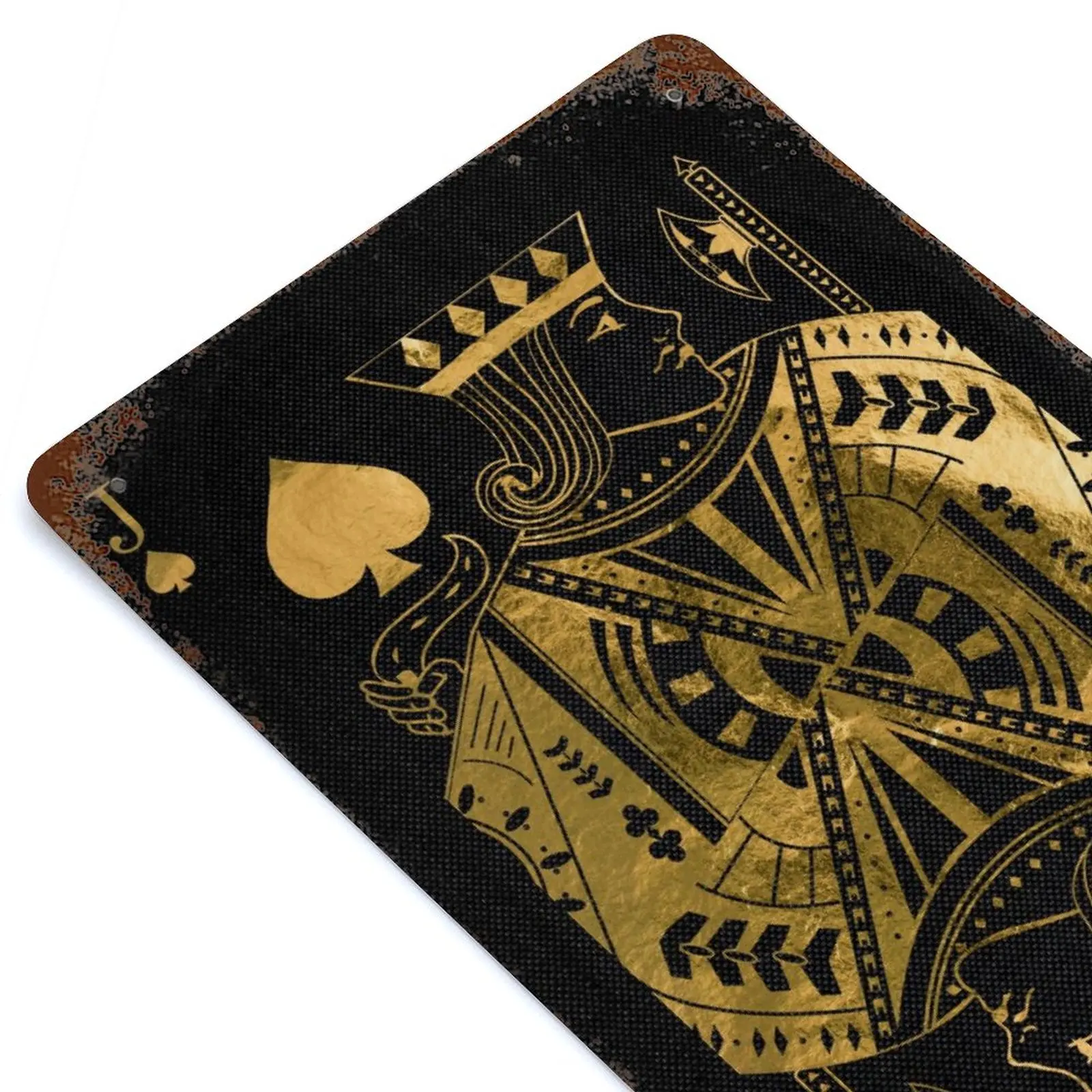 

Jack Pikes Golden Cards Printed Vintage Metal Poster Home Pub Bar Garage Wall Decoration Tin Sign Plaque Decor