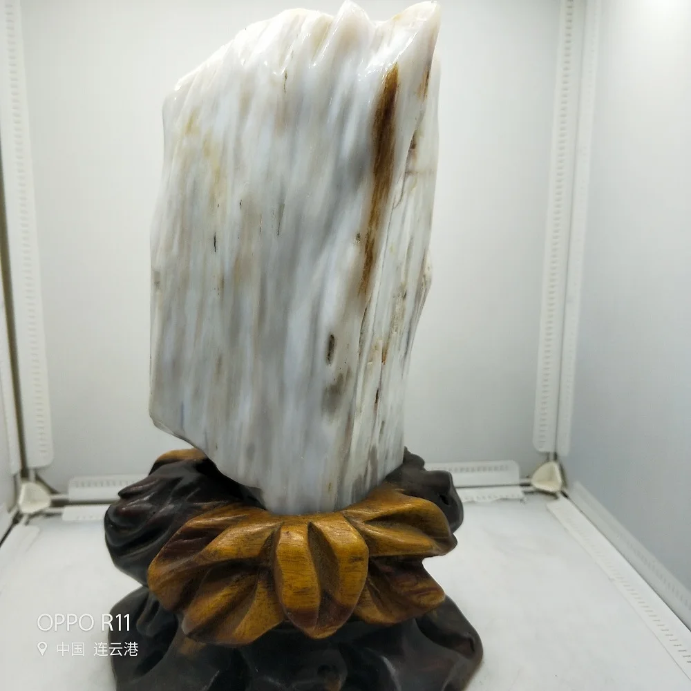 Натуральное остекленное дерево кристалл ископаемое нефритовые камни оскости