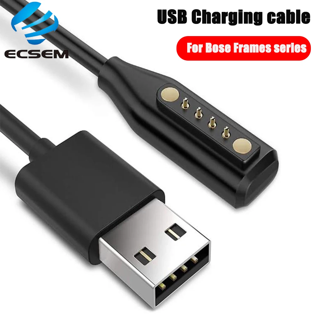 

Charger Compatible for Bose Frames Rondo Soprano Tenor Alto S/M M/L USB Magnetic Charging Cable 80cm Audio Sunglasses Adapter