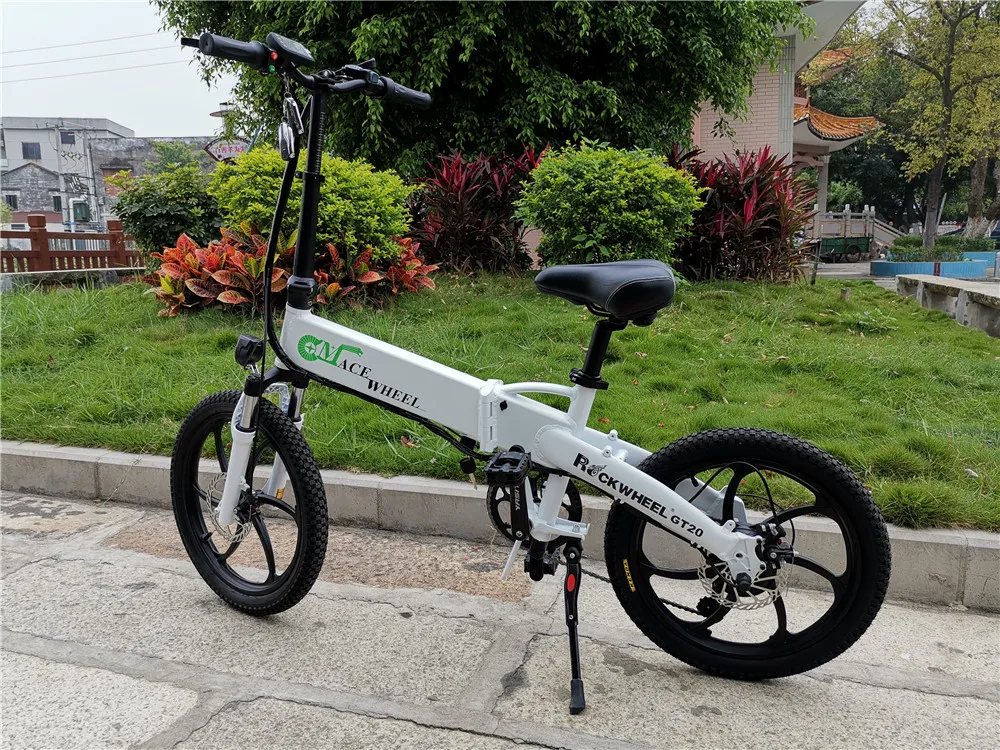 Электрический велосипед 20 дюймов складной микролитражных Rockwheel GT20 cmacewheel