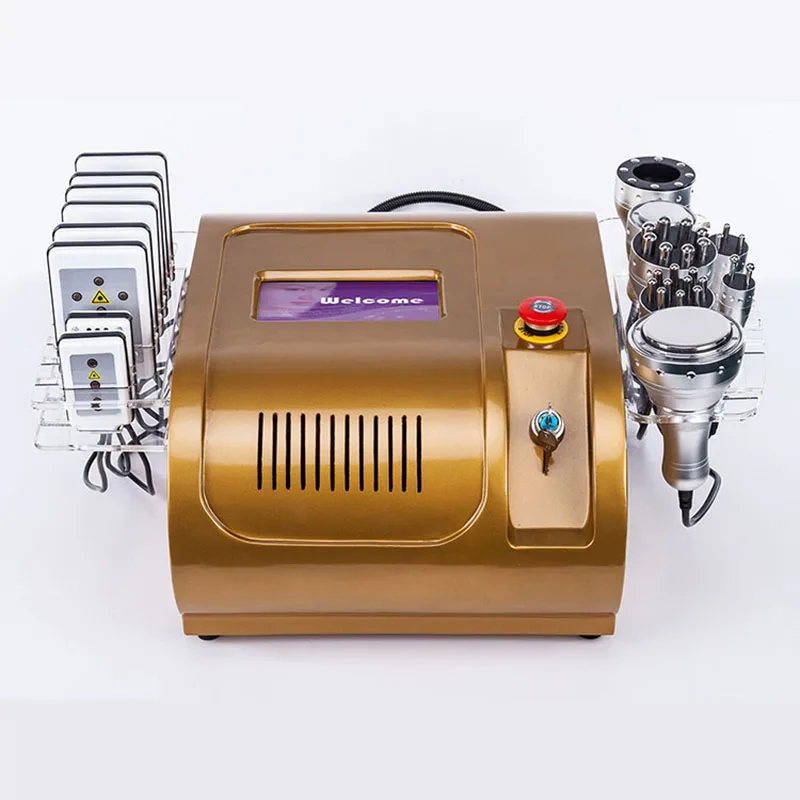 

Аппарат для кавитации Golden 40K Ultrasoun, вакуумный аппарат для коррекции фигуры, подтяжки лица, потери веса, индивидуальная Настройка