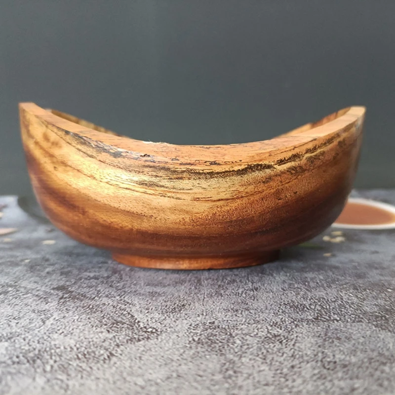 

Handmade Wooden Yarn Bowl Holder Knitting Crochet Storage Organizer Knitted Wool Storage Bowl Tensioner Box Storage Basket 72XF