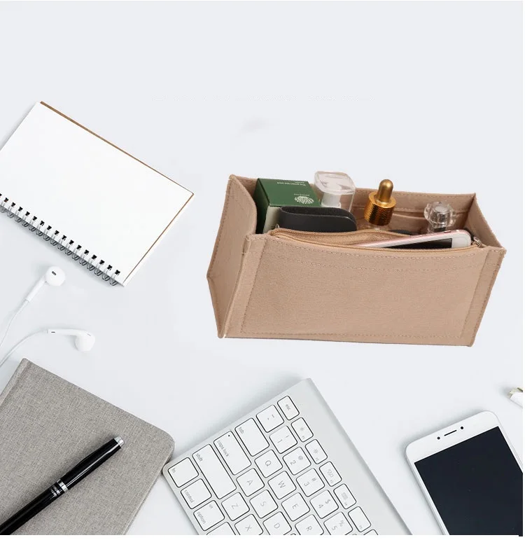 Для MARI GNAN сумка-мессенджер из войлочной ткани сумка-Органайзер для макияжа