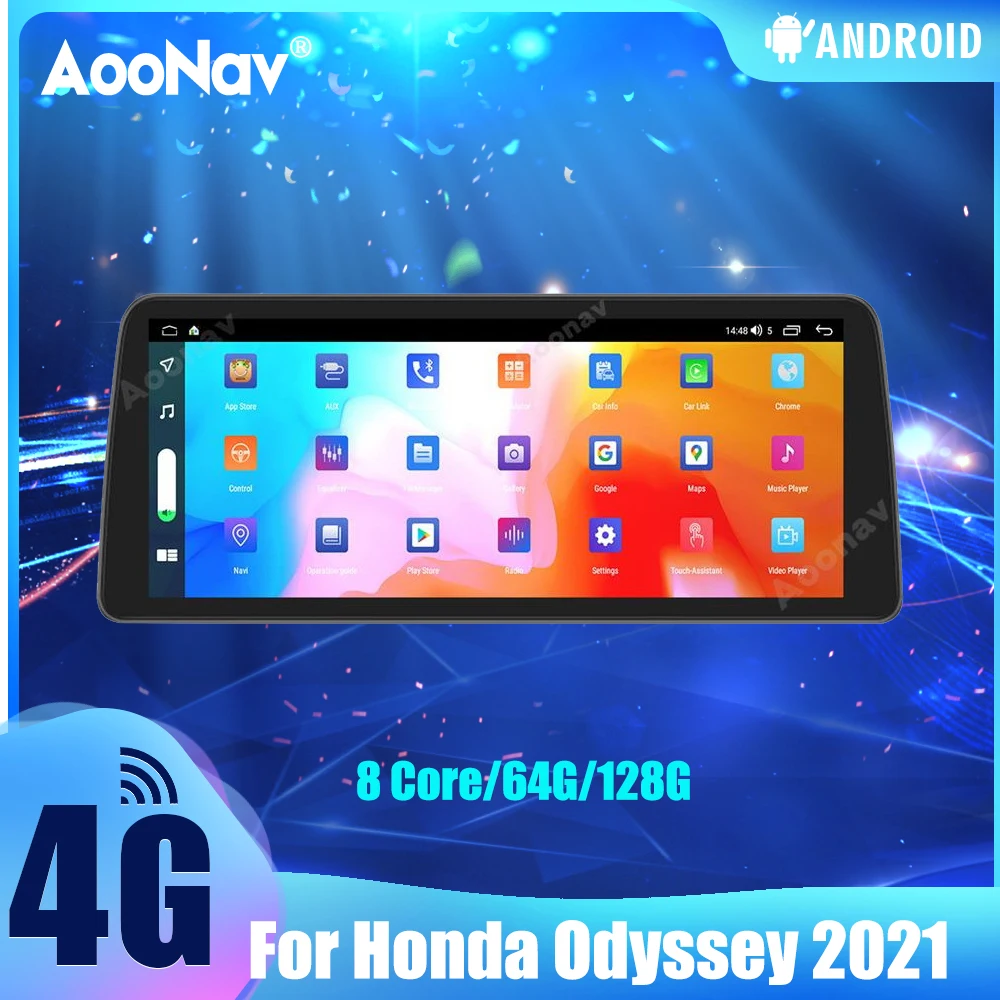 

Автомагнитола 2 Din, Android для Honda Odyssey 2021, система Android, сенсорный экран, мультимедийный плеер, GPS-навигация, автомобильное радио, головное устрой...