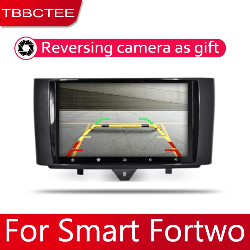 Android 2 Din Автомобильный Радио мультимедийный видео плеер Авто Стерео gps карта для Smart Fortwo 2012~ медиа Navi навигация