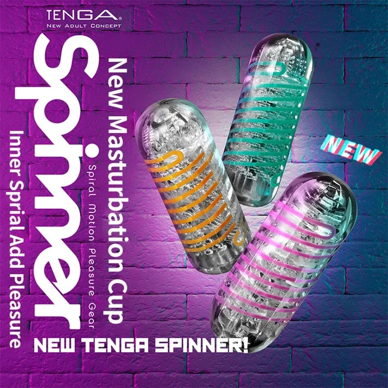 

TENGA SPINNER Spiral Pocket Pussy Male Penis Glans Stimulation Silicone Real Vagina Adult Masturbator Cup Erotic Sex Toy for Men