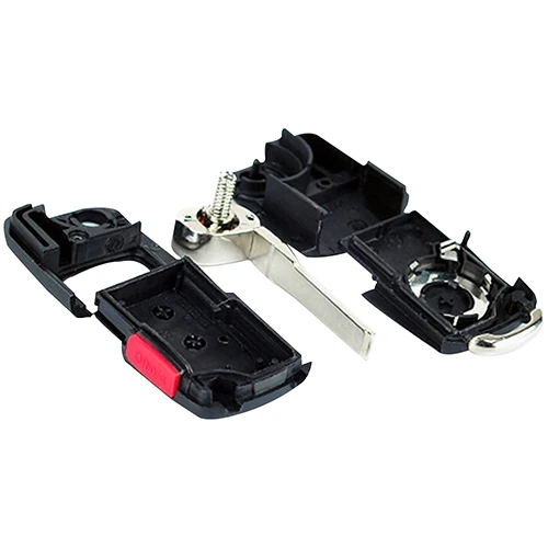 

Remote Key Fob Case 4 Buttons Shell Uncut Blade for Vehicles Replacement