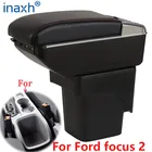 Подлокотник для Ford Focus 2, автомобильный подлокотник для Ford Focus 2 mk2, аксессуары для интерьера, модифицированная модель USB