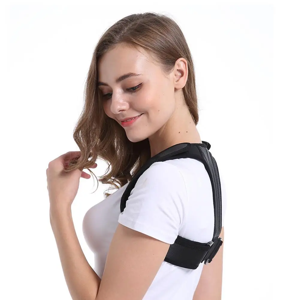 Женские взрослых регулируемая поза корректор спины корсет для поддержки осанки