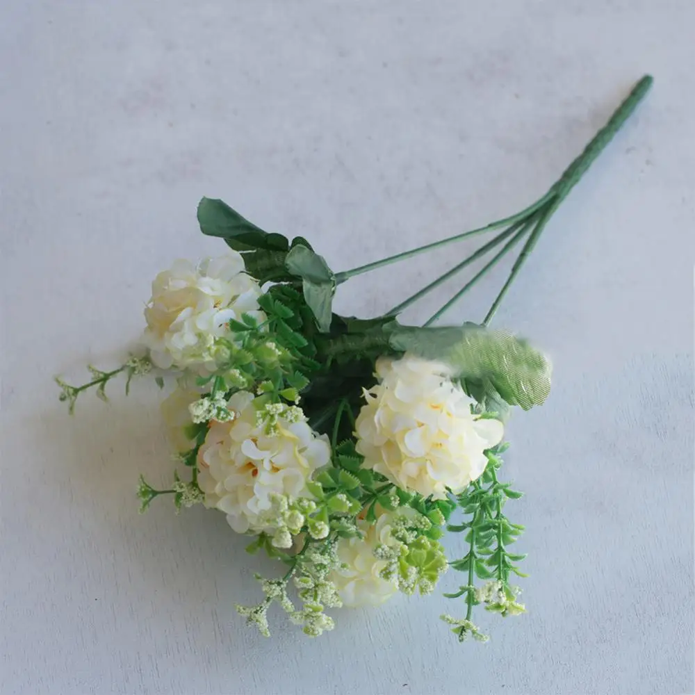 

1 Bouquet Artificial Fake Chrysanthemum Flower Plant Home Office Party Decor Silk Fake Flower flores for DIY Decoration