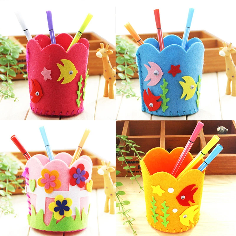 Держатель для карандашей детский из нетканого материала миниатюрная сумка