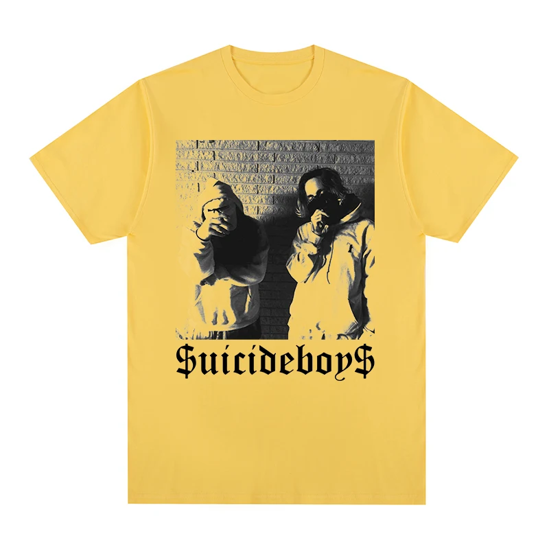 Футболка для мальчиков с парнями из Suicideboys надписью $ uicideboy Классическая крутая