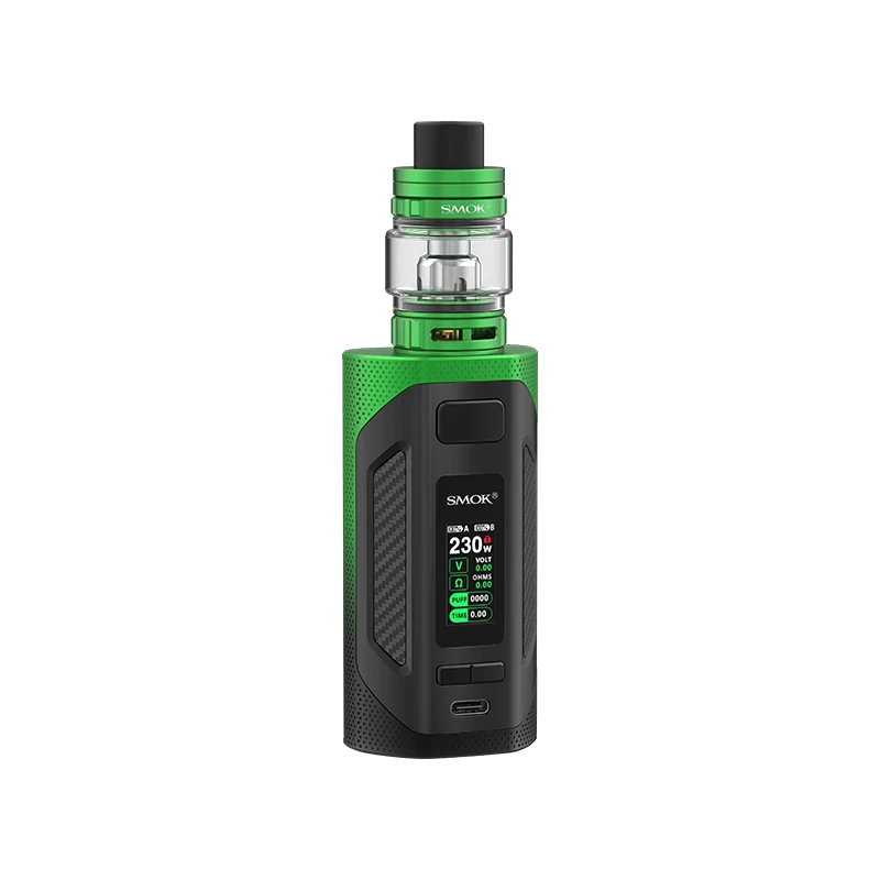 Оригинальный набор для вейпа SMOK Rigel с боксмодом мощностью 230 Вт TFT-экран емкость TFV9