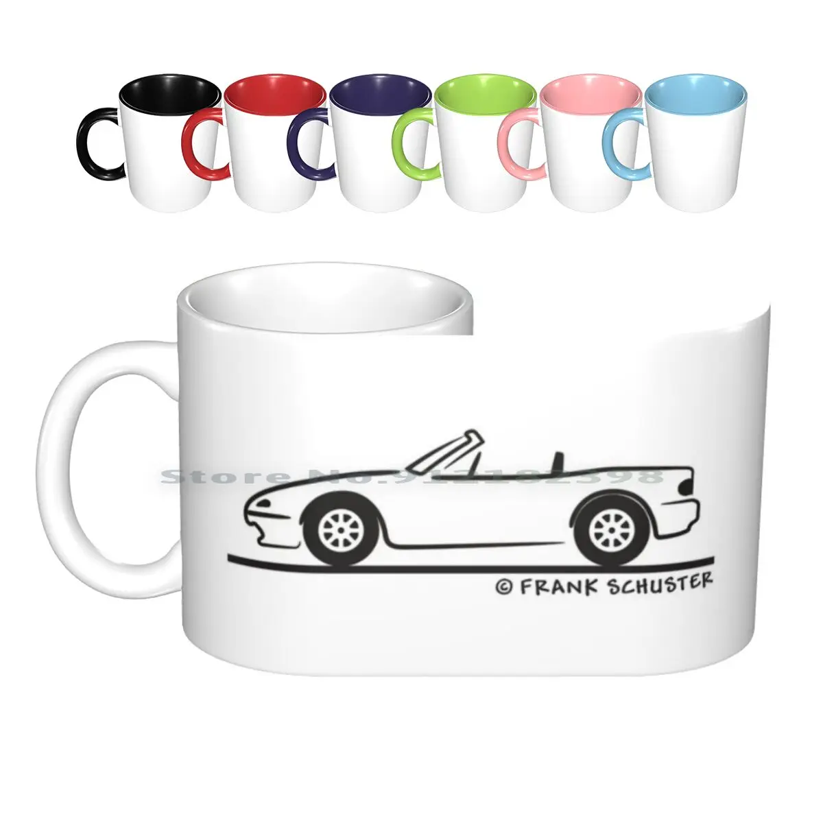 

Керамические кружки Mazda Miata Mx-5, кофейные чашки, кружка для чая с молоком, Mazda Miata Mx5, Mazda Miata Mx 5, Mazda Miata Frank наустер 1989 1990