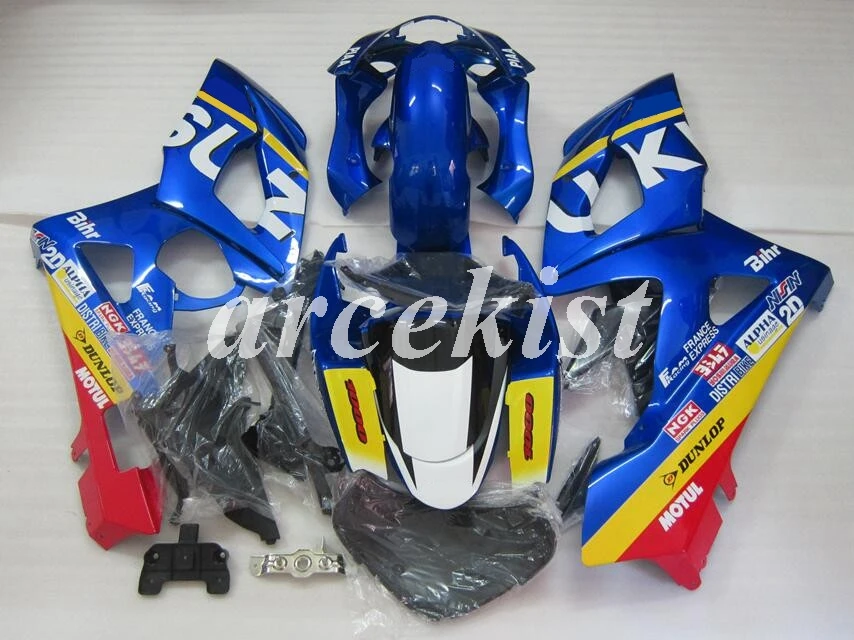 ABS пластик полный Обтекатели набор для Suzuki GSXR1000 GSXR-1000 K5 05 06 год 2005 2006 Корпус мотоцикла Cowling+ крышка бака
