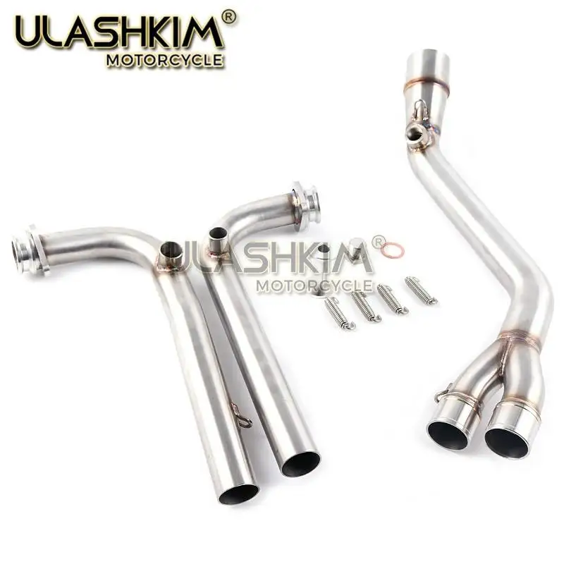 Tmax500 Tmax530 TMAX 500 530 полная система выхлопная Соединительная труба 304 Передняя Труба