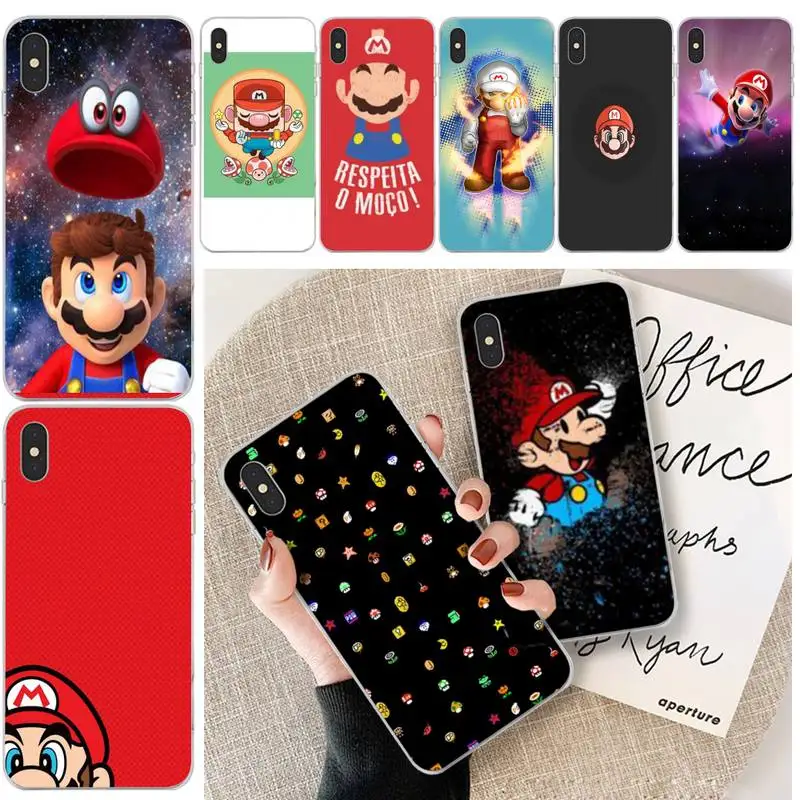 Ivits Miner Mario TPU мягкий чехол для телефона iphone 6 6s plus 7 8 X XS XR MAX 11 pro Pro Max | Мобильные