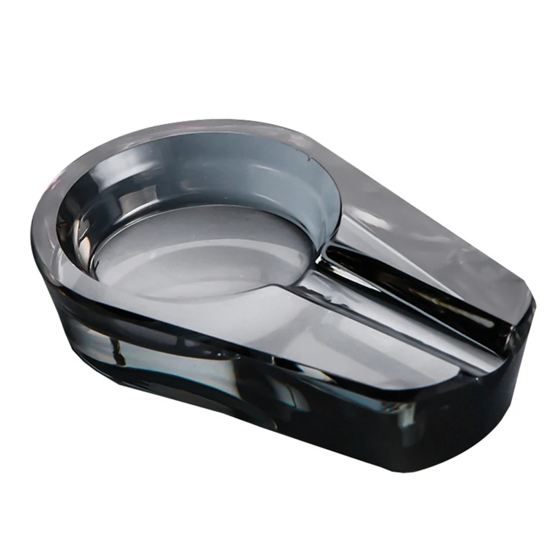 

Outdoor Cigar Ashtray Crystal Glass Cool Ashtrays For Man Cigar Ash Tray For Patio Indoor Outside Decor
