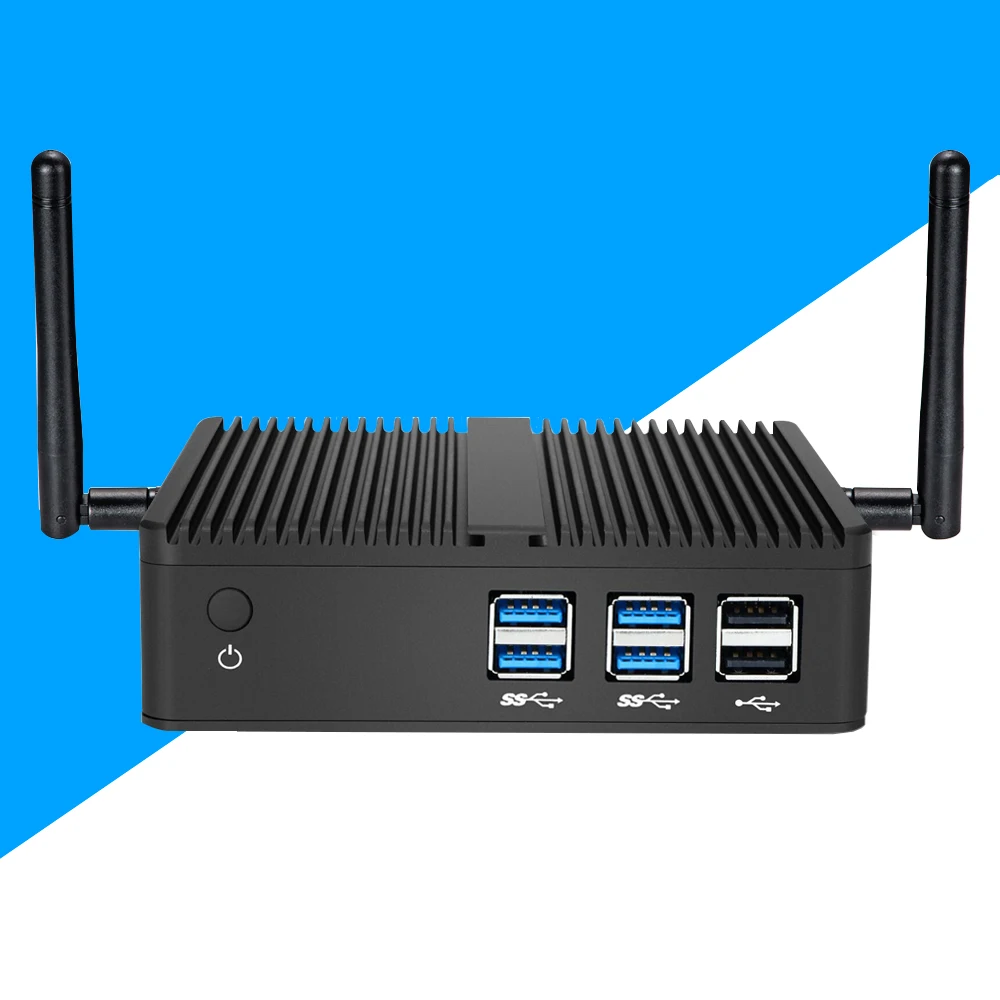 Безвентиляторный мини ПК Intel Windows 10 7 Core i7 i5 4200Y HTPC Linux микронастольные компьютеры