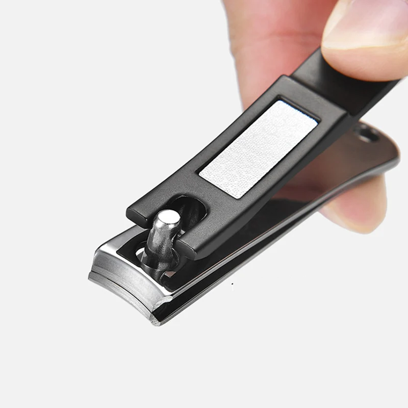

3Pcs Stainless Steel Nail Clipper Professional Nail Trimmer High Quality Toe Nail Clipper Tool Black Silver Holster