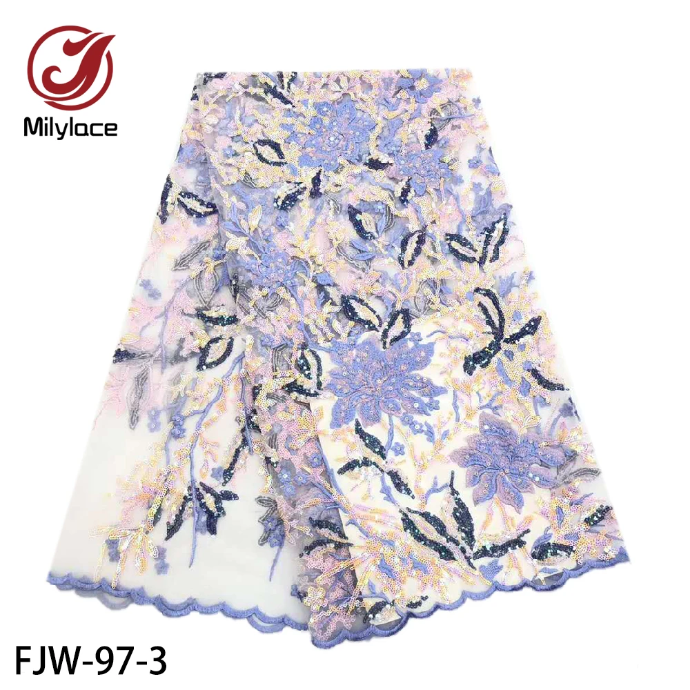 2020 Высокое качество Французский Тюль Блестки африканская кружевная ткань