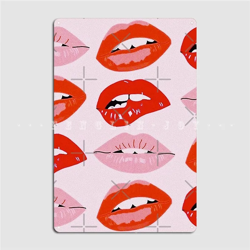 

Металлический плакат с надписью «Read My Lips», Клубная вечерние, клубный бар, дизайнерский Настенный декор, оловянные плакаты с надписью