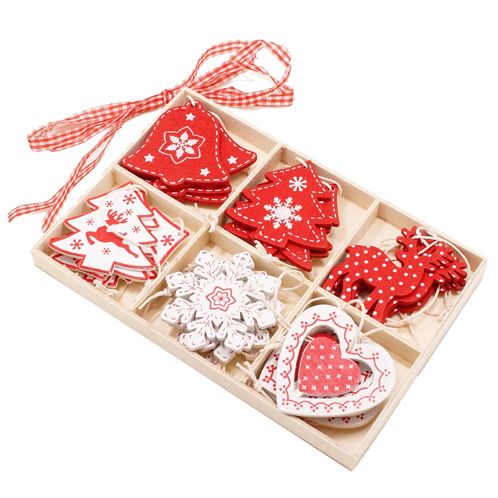 24 шт. Новогодние подвески из нетканого материала | Дом и сад