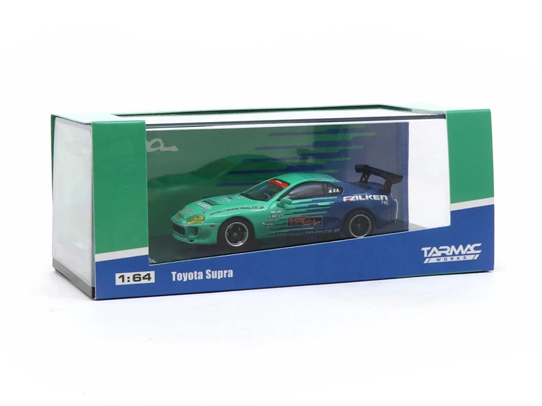 Игрушечный автомобиль TW 1:64 Toyo ta Supra livery из сплава игрушки для детей модель