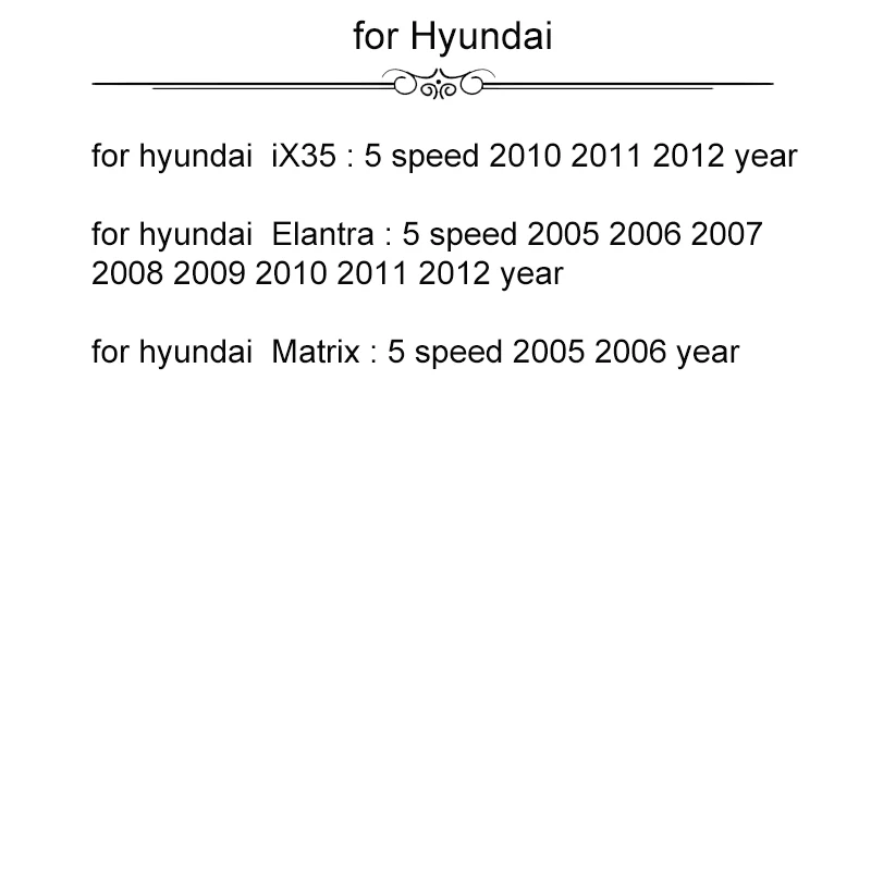 Ручная ручка коробки передач переключения Рычажная палочка головка для Hyundai ix35