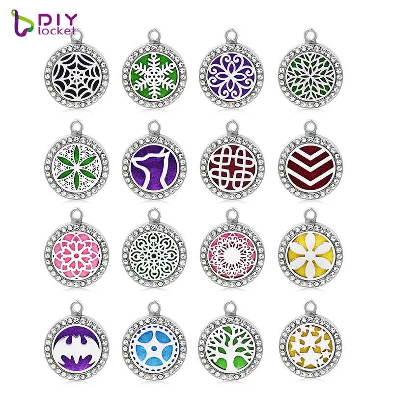 Ожерелья из сплава с диффузором для ароматерапии бесплатными подставками 20