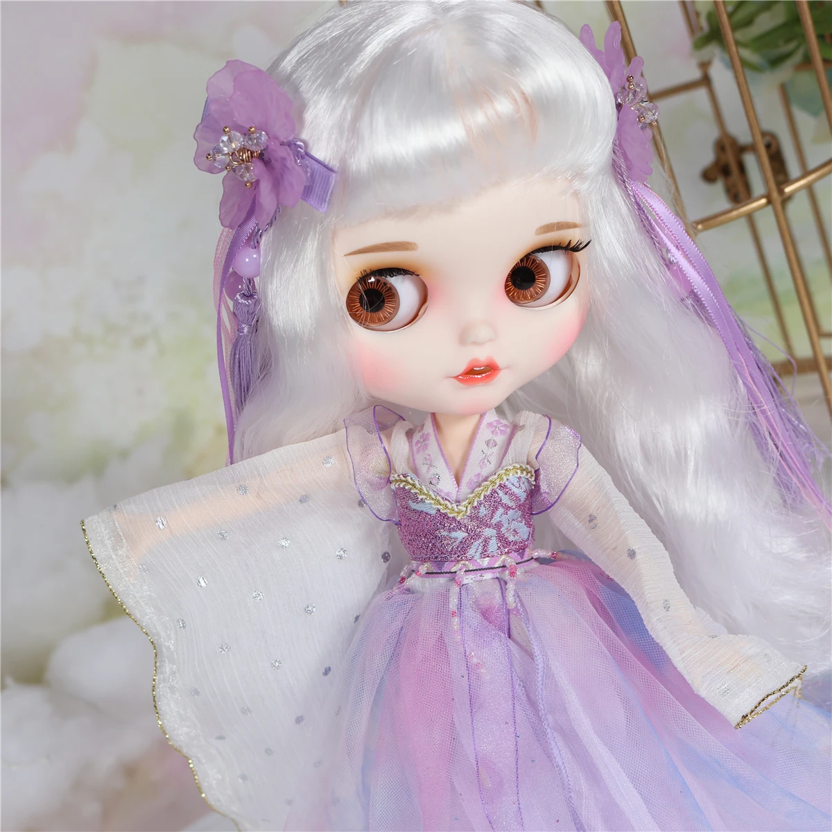 Ледяная фабрика шарнирная кукла blyth игрушка на заказ с одеждой обувь головной