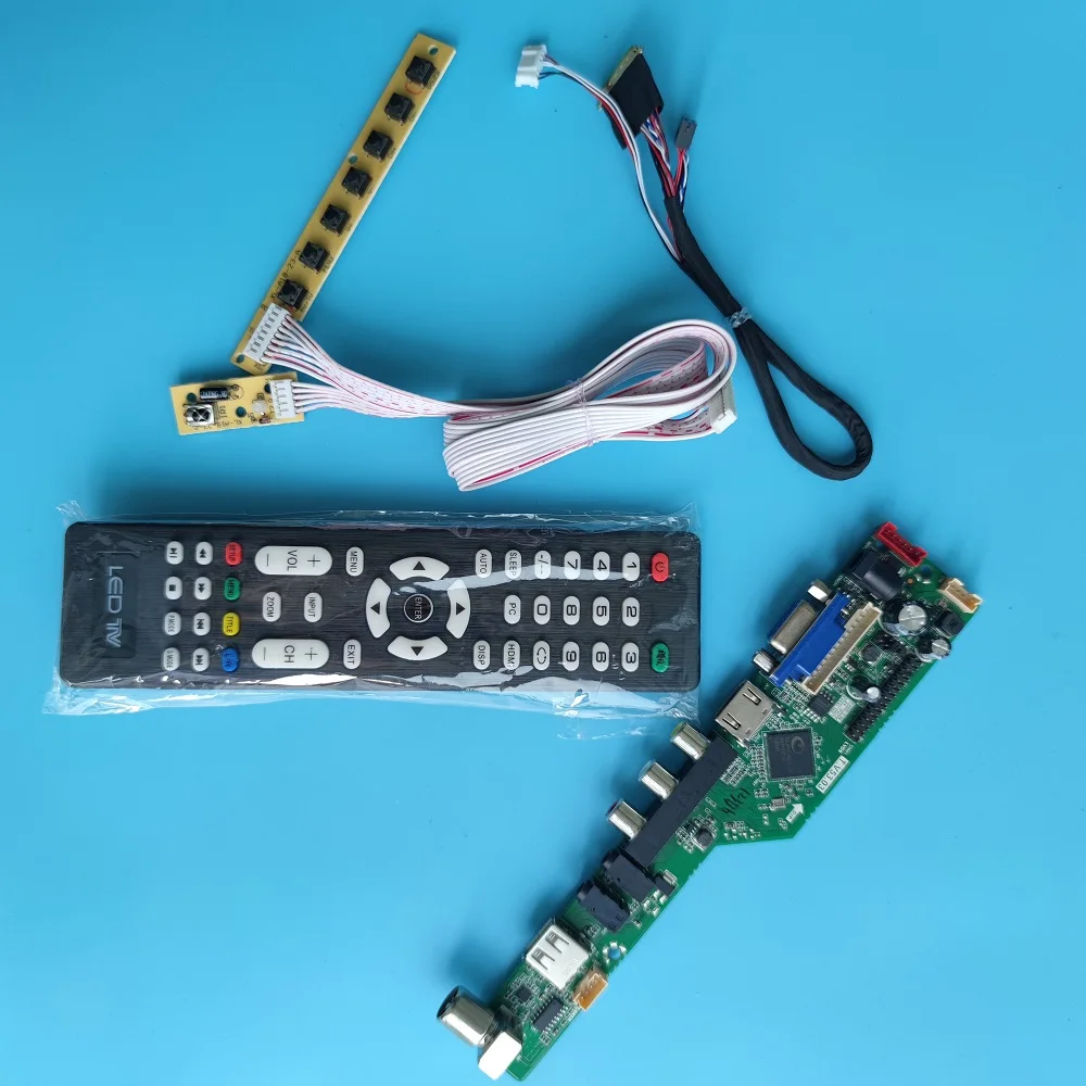 ЖК экран для ноутбука B156XW02 V2 HW4A 1366*768 40pin LVDS 15 6 дюйма WLED /VGA/AV/Audio/RF/USB TV56 комплект